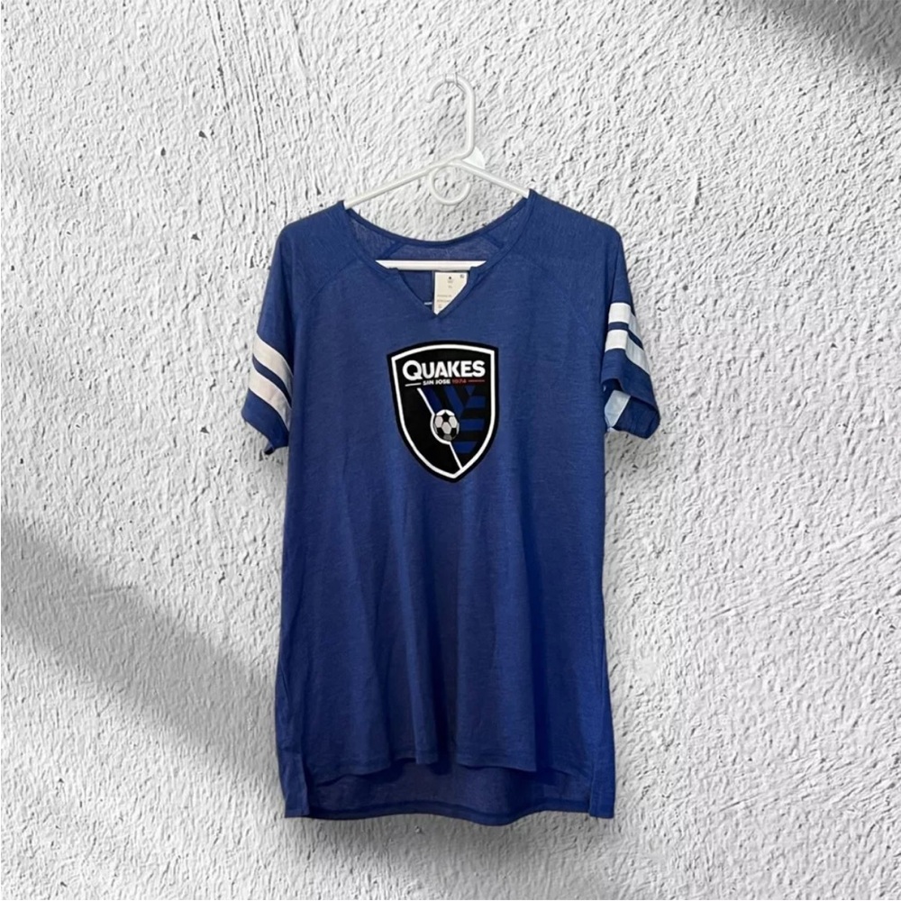 NWT San Jose Quakes 1974 Shirt Women’s‎ Size XL Short Sleeve MLS Soccer